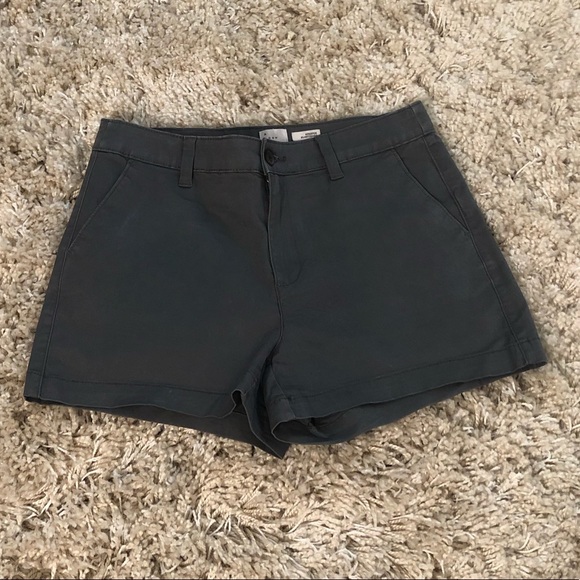 Grey Khaki Chino Shorts, 6 - Picture 2 of 3